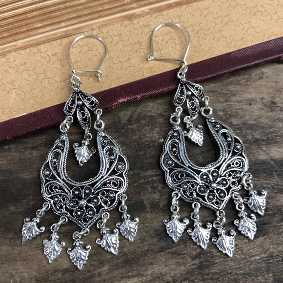Jewelry - Vintage sterling silver earrings